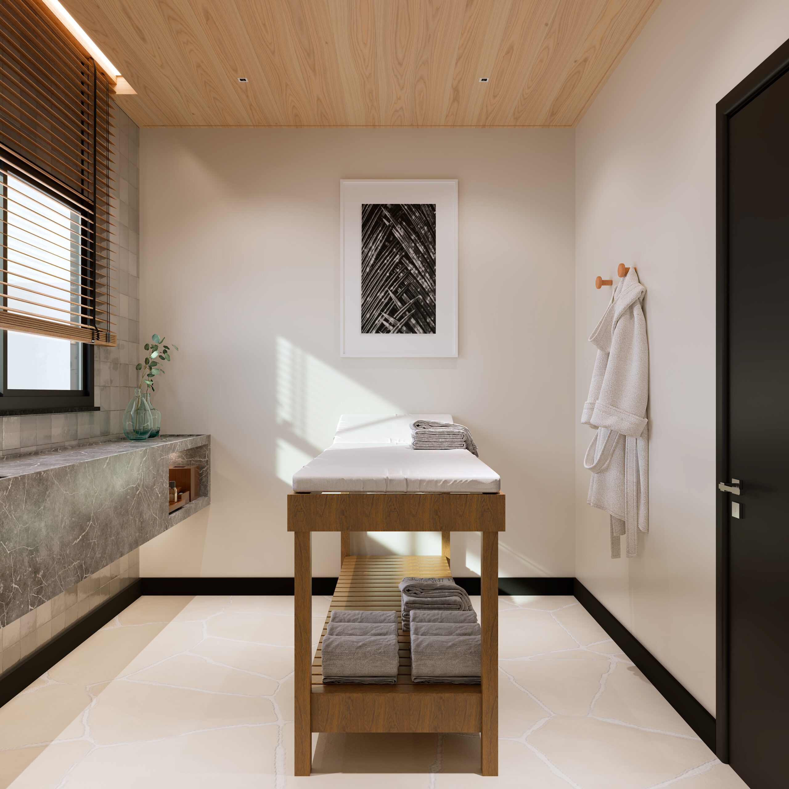 Spa com sauna do Saint John Residence